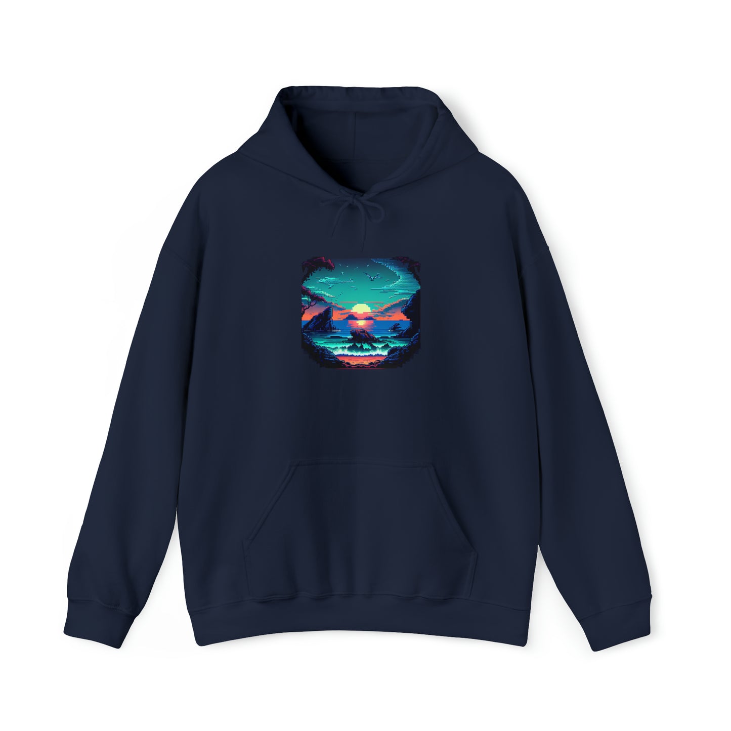 ocean sunrise: pullover horizon hoodie
