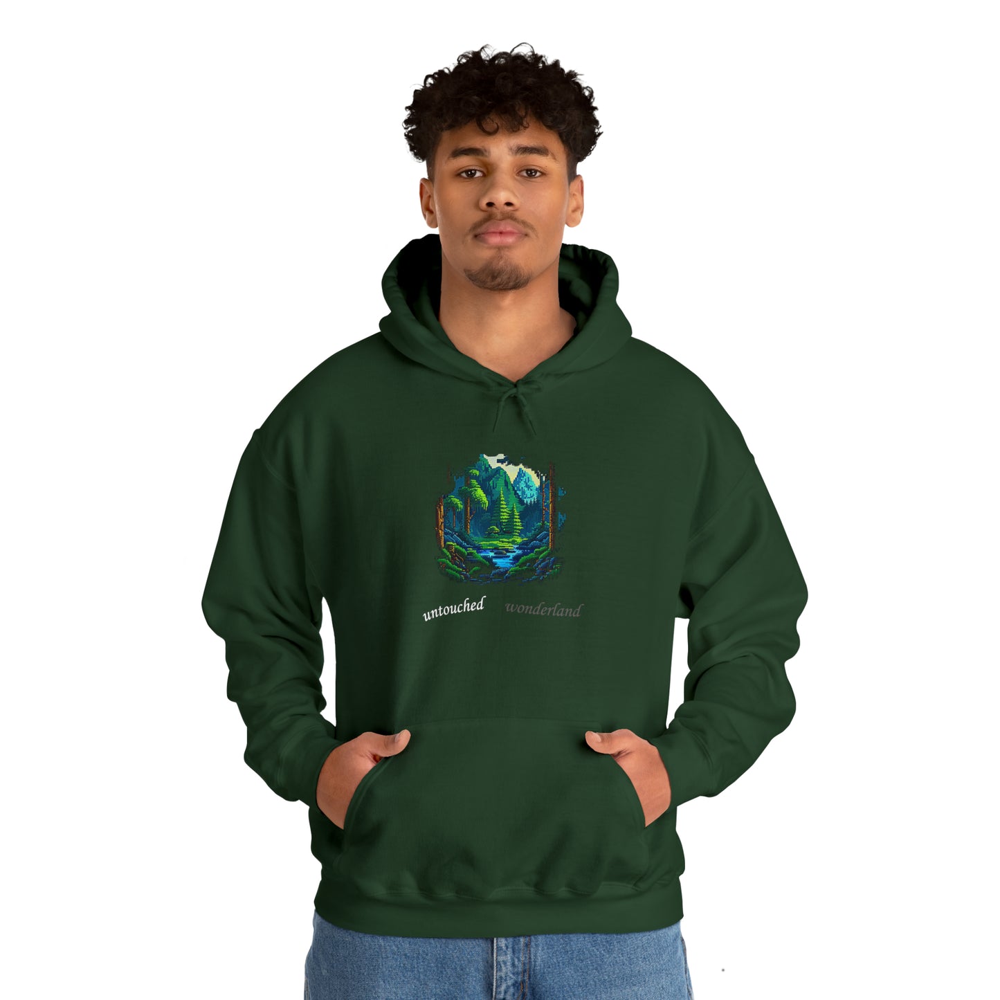 Untouched Wonderland - casual pullover hoodie