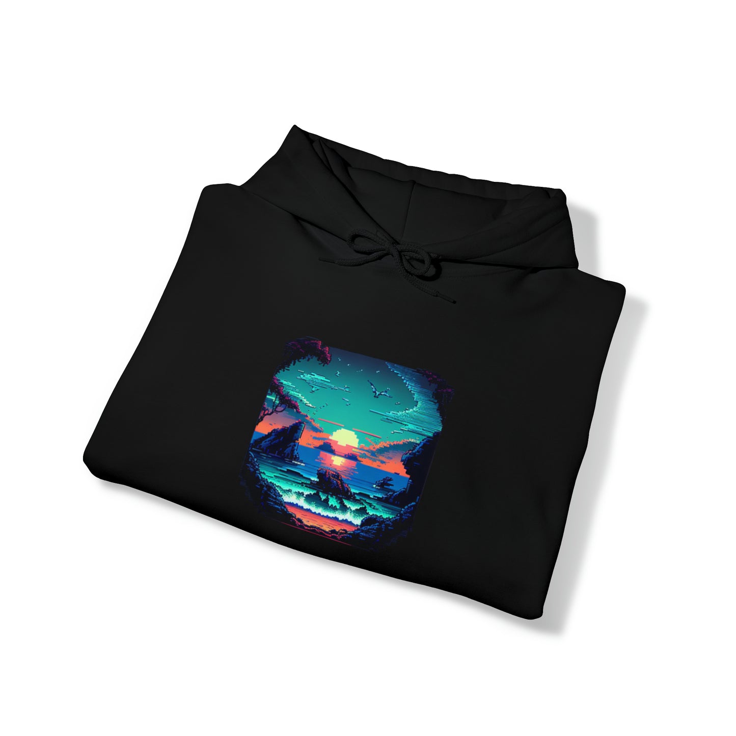 ocean sunrise: pullover horizon hoodie