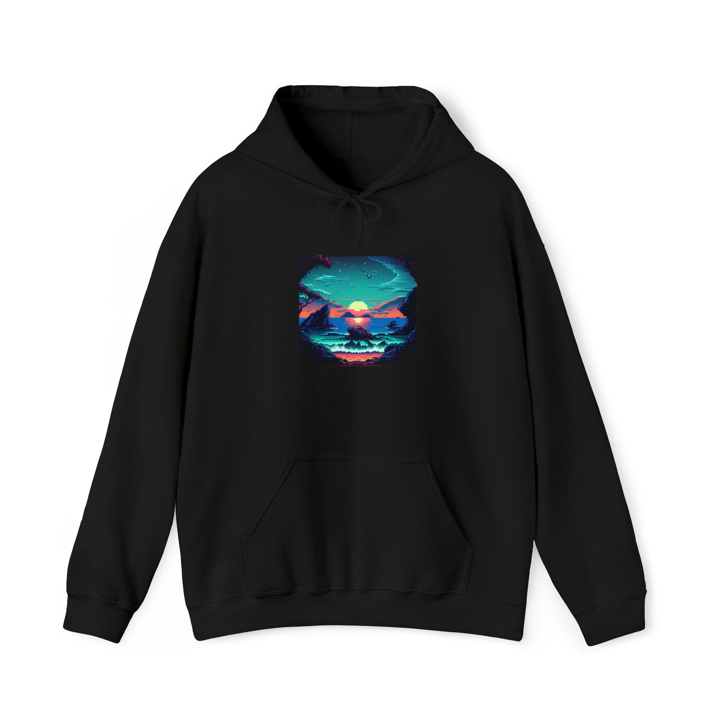 ocean sunrise: pullover horizon hoodie