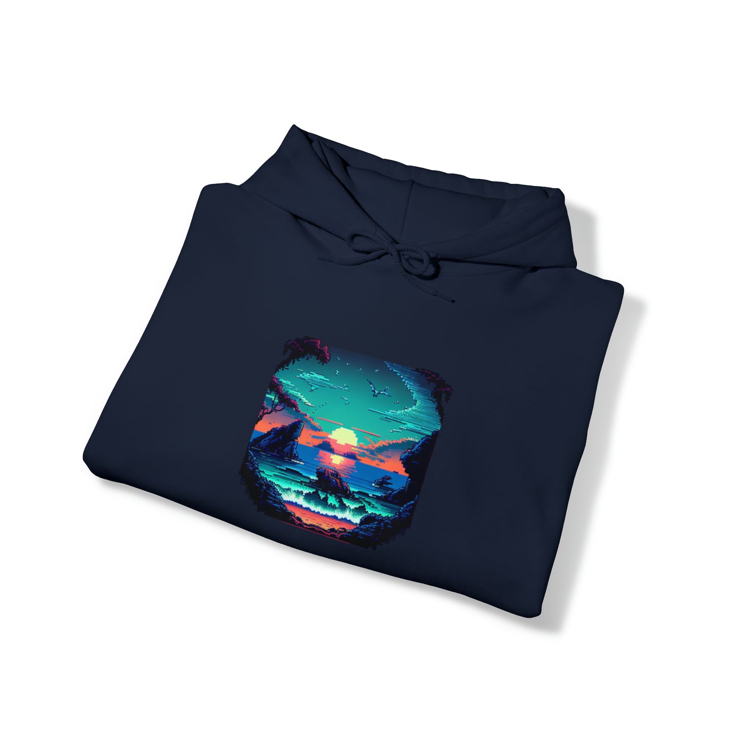 ocean sunrise: pullover horizon hoodie