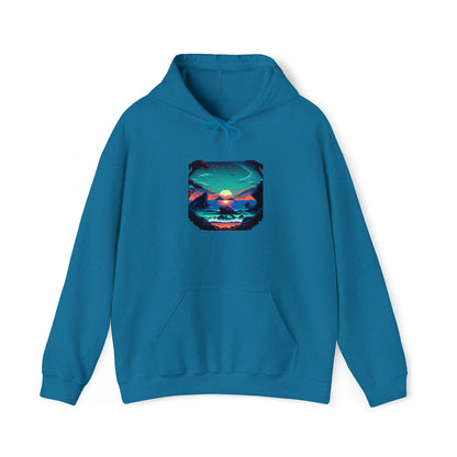 ocean sunrise: pullover horizon hoodie